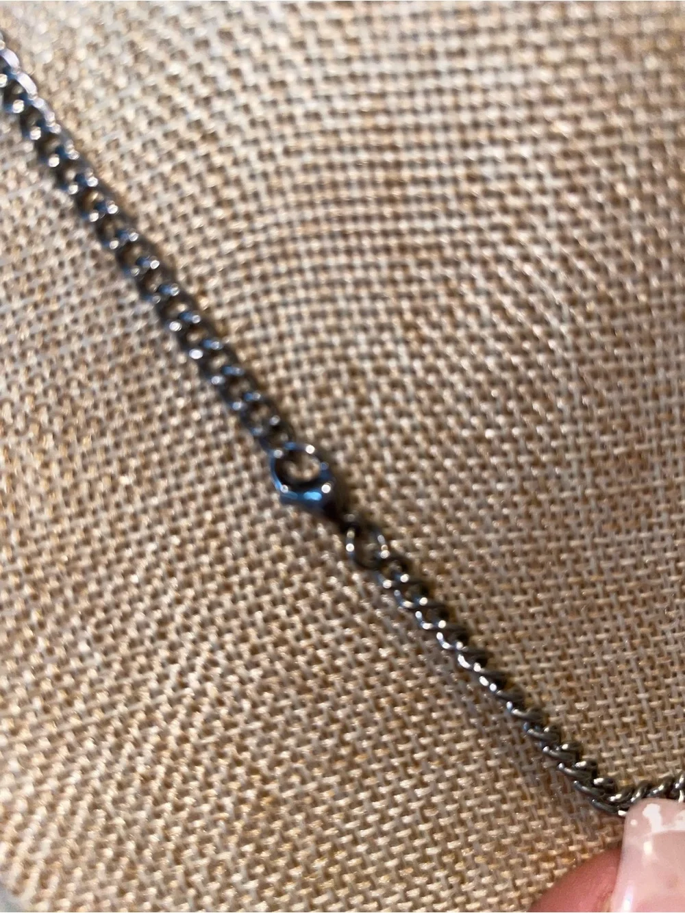 Men's Stainless Steel Cross Pendant Necklace -  Silver